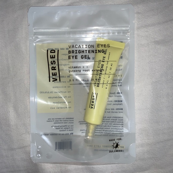 versed vacation brightening eye gel